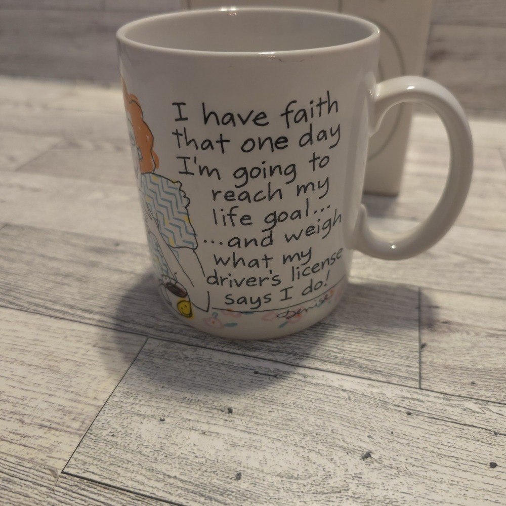 Shoebox Greetings Mug by Denae Funny Quote w/ Box –‎ Hallmark Coffee Cup - Picture 3 of 9